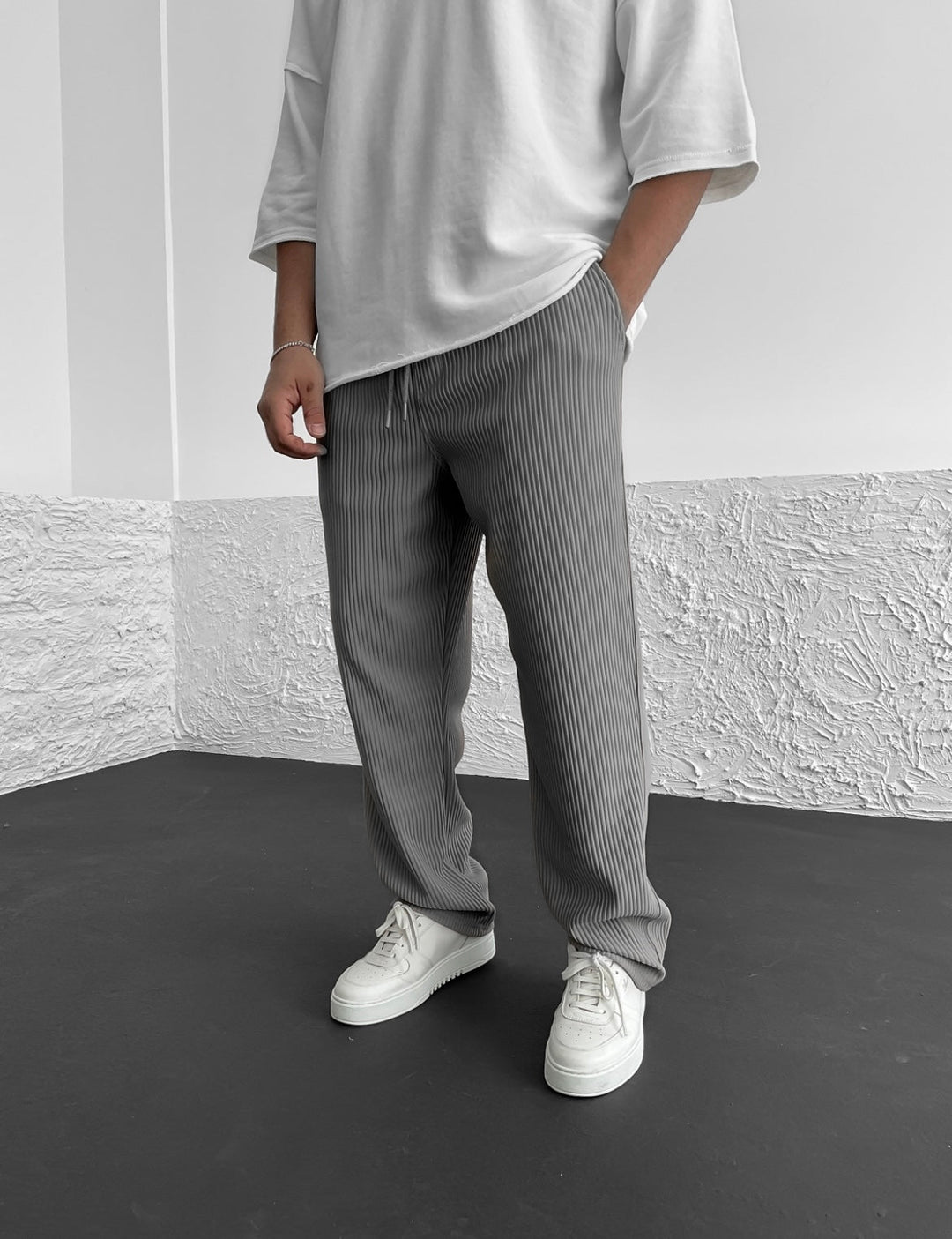 Sami | Pantalon Confortable Côtelé En Spandex