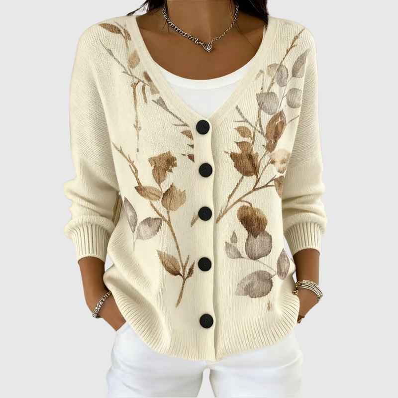 Cardigan en Maille Confortable Boutonné