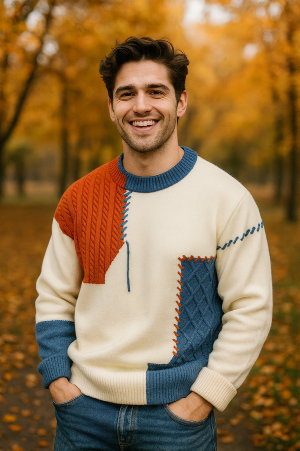 Artyn | Le Pull Patchwork Moderne Pour Un Style Affirmé