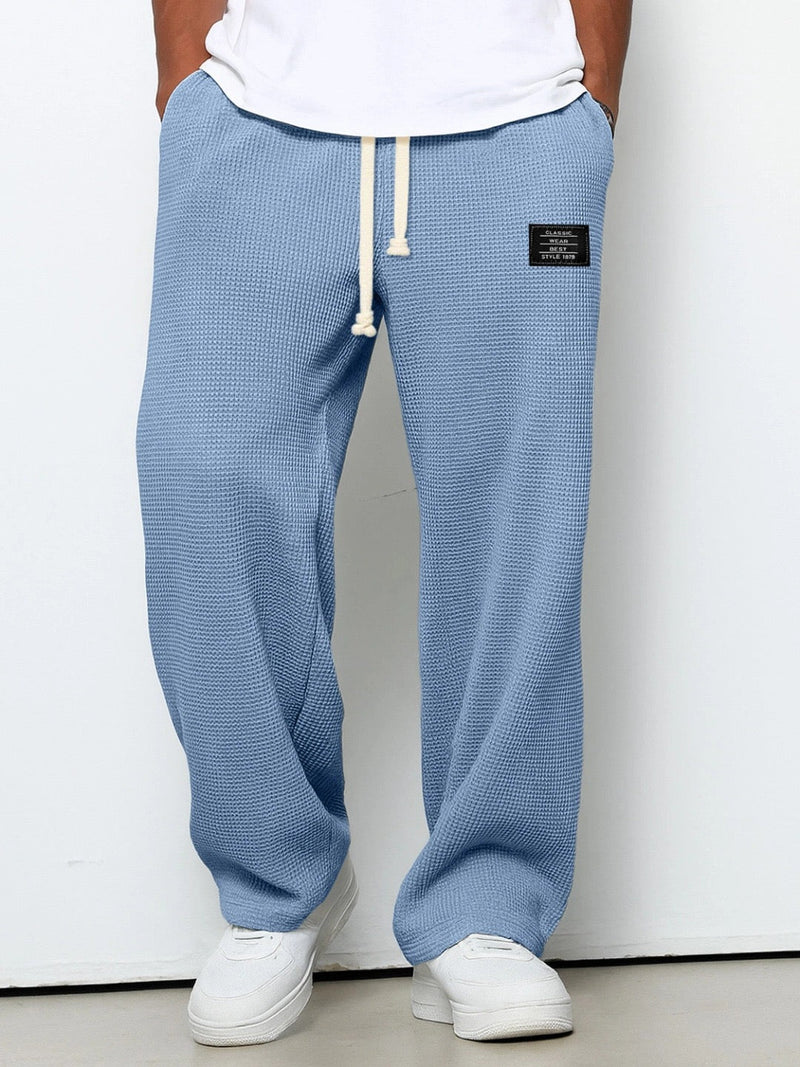 Simon | Pantalons à Jambe Large avec Taille Ajustable